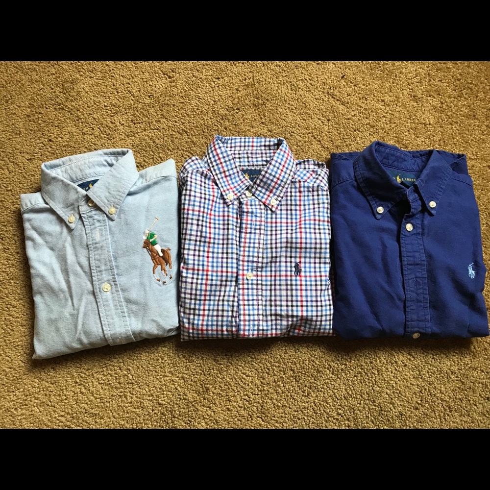 3xHP 🎉 Ralph Lauren shirts, size 5